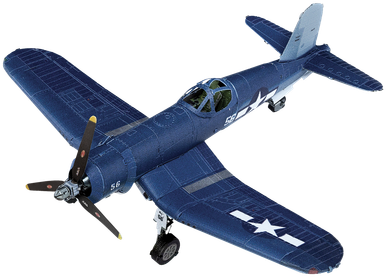 3D Metal Kits - F4U Corsair plane - COLOR