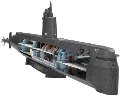 3D Metal Kits - USS Nautilus