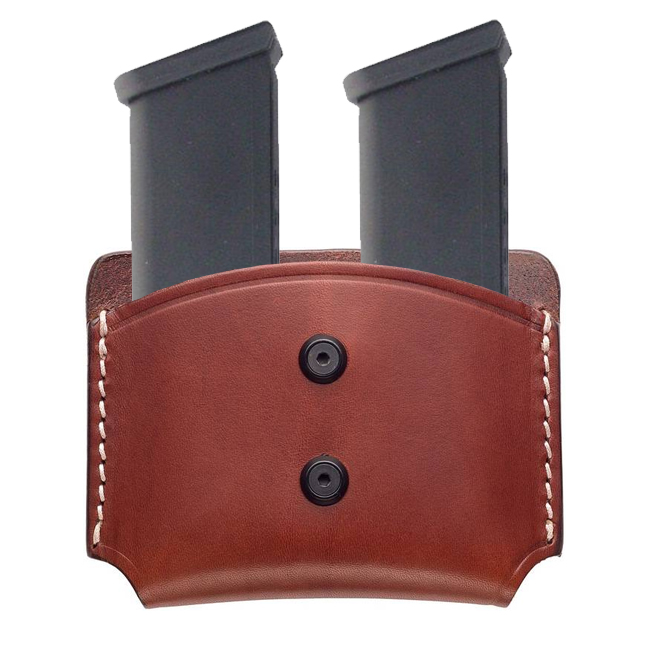 40% OFF - Leather Double Mag Pouch (1.5" belt)