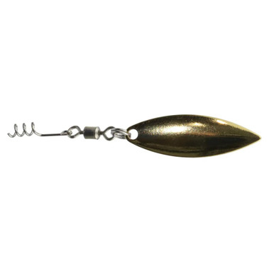 TJ Keith Poche Power Spinner #1 – Hammered Nickel Willow Blade