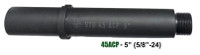 U 45 - 5" Long Barrel Threaded 5/8"-24