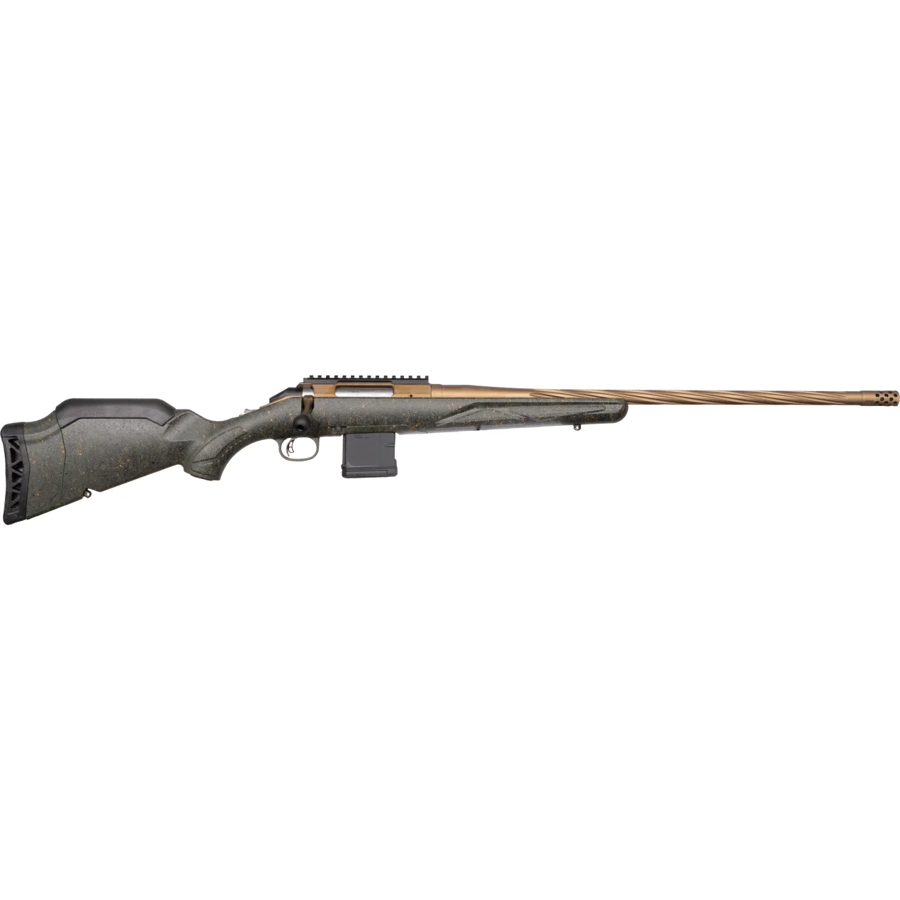 Ruger, American Generation II, Predator, Bolt Action Rifle, 223 Remington. 22″ Spiral Fluted Barrel