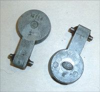 100 pcs of No1 & No4 Trap, butt plate (steel) with pin