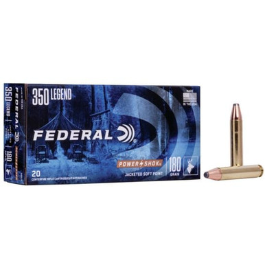 Federal Power-Shok .350 Legend 180 Grain Soft Point Ammunition - 20 Rounds