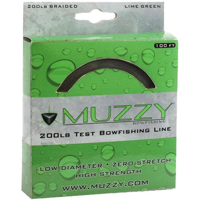 Muzzy Bowfishing - Lime Green Braided Line