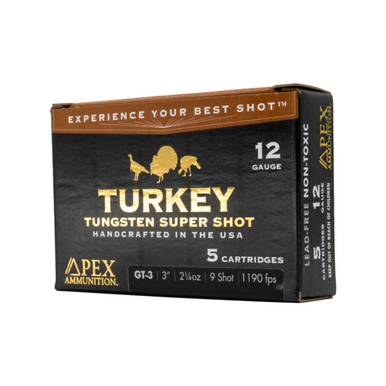 Apex Ammunition Turkey TSS 12 Gauge 3" 2 1/4 oz #9 Shot