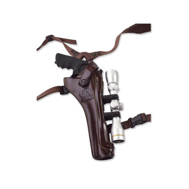 Galco Kodiak Shoulder Holster RH Scoped S&W N Frame 8.375" Barrel Leather