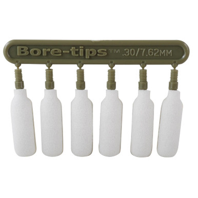 Swab-Its Bore-Tips Cleaning Swabs 30 Caliber 8 x 32 Thread Foam 6PK