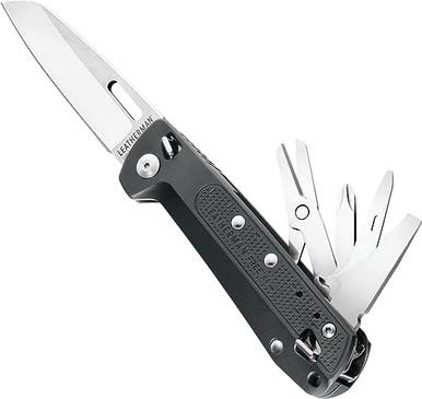 Leatherman Free K4 EDC Pocket Multi-Tool with Knife - Grey
