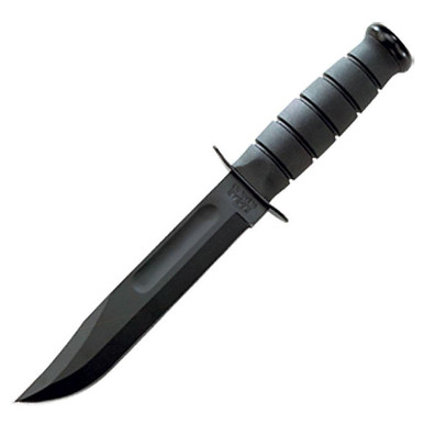 Ka-Bar Kabar Black Knife With Sheath 7" Cro-Van Metal Blade 1211