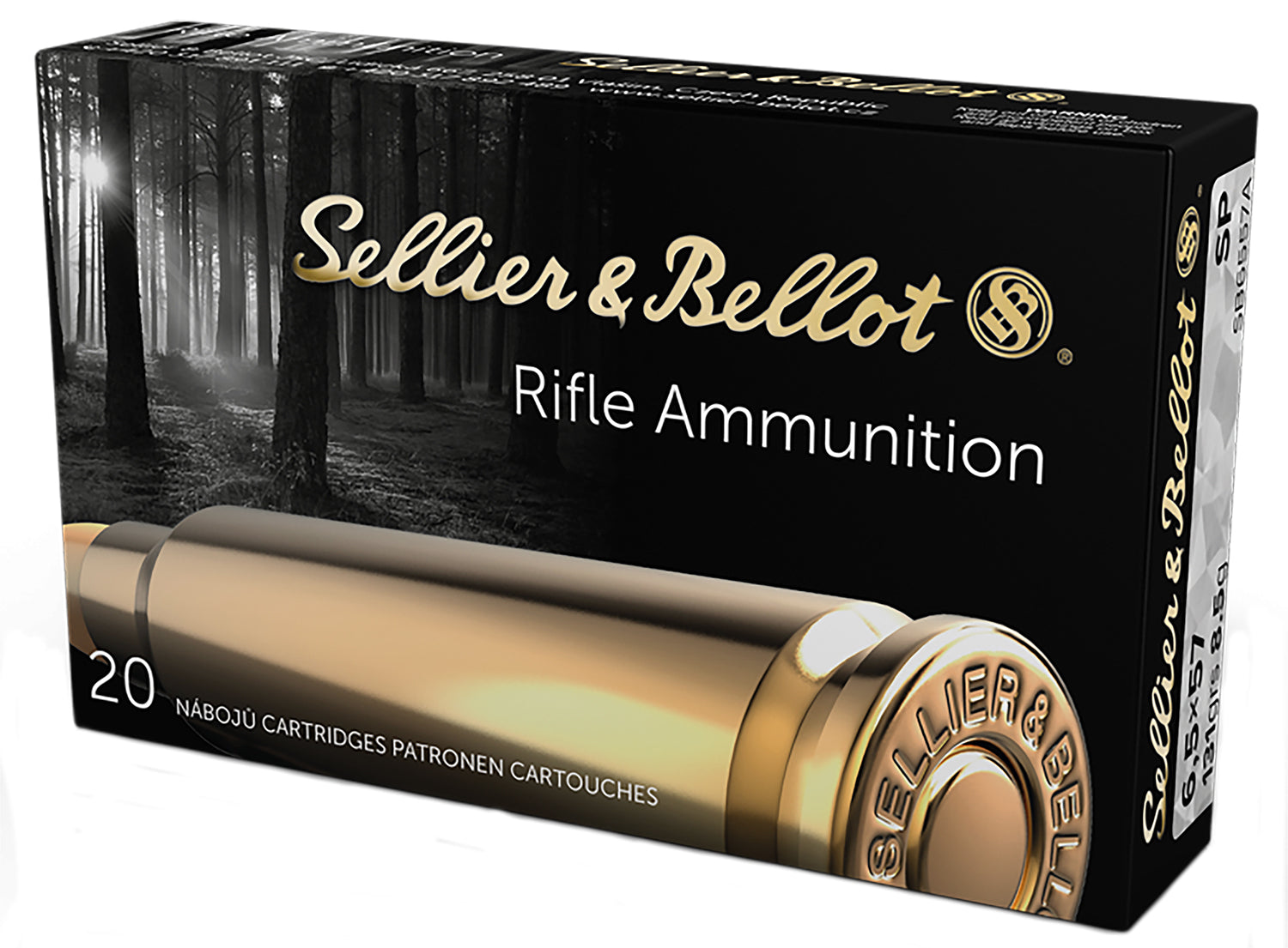 Sellier & Bellot (S&B) 6557ASoft Point 131 Grain 6.5×57mm Mauser 2543 fps