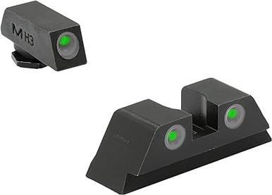 Meprolight Tru-Dot tritium night Sights set Compatible with Glock
