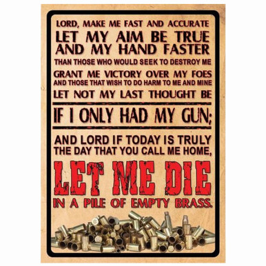 River's Edge Products "Lord's Prayer" Sign Steel 12 x 17 Inches 1500