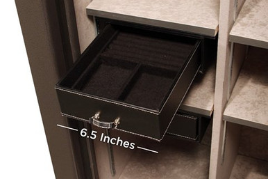 Liberty Safe Jewelry Drawer Organizer 6.5" Velvet Under Shelf