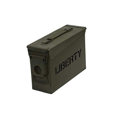 Liberty Safe Ammo Cannister Storage Box .30 Caliber Military Specs.