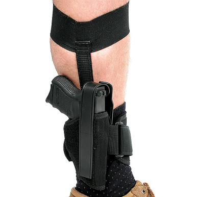 Blackhawk 40AH12BK-R Ankle Holster Black Glock 26 27 33 Compact 9mm/.40 RH