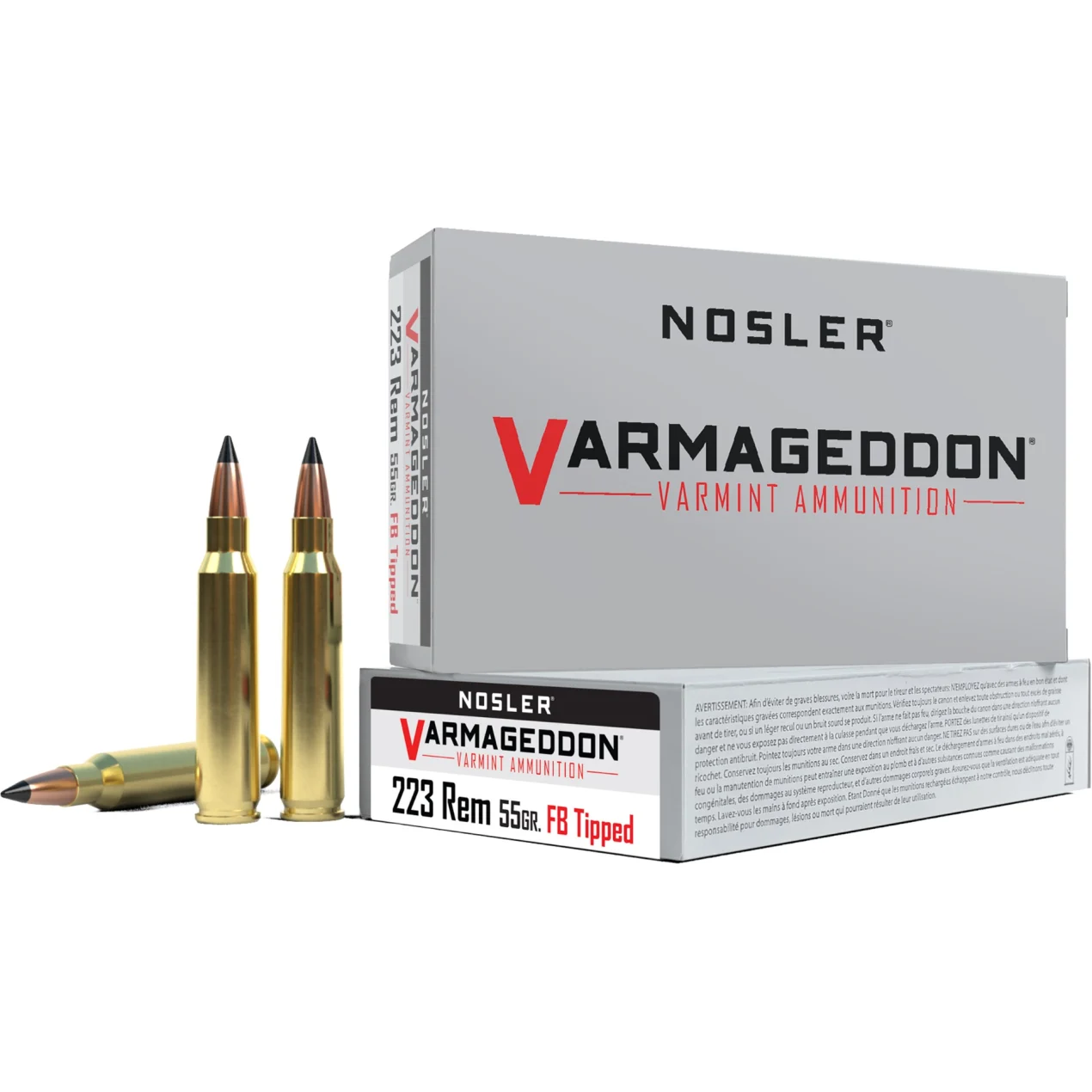 NOSLER VARMAGEDDON 223 REM 55GR VARMAGEDDON-TIP