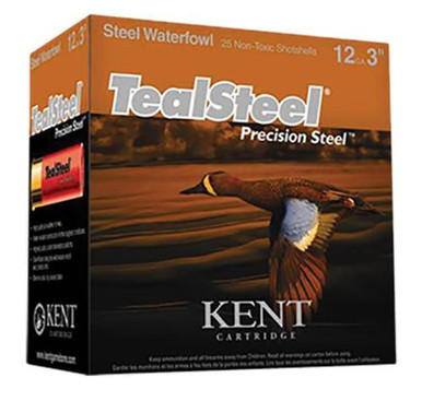 Kent Teal Steel 12 Ga, 3", #5 Steel, 1 1/4oz, 25rd Box