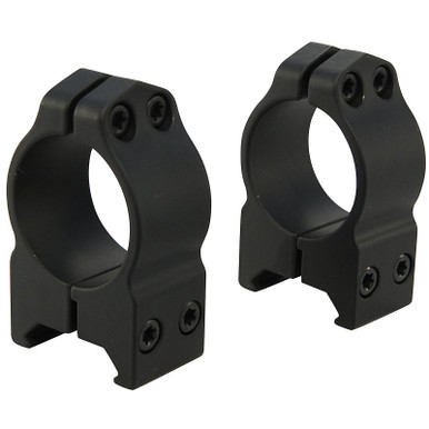 Warne 1" Maxima Permanent-Attachable Weaver-Style Rings Matte Medium