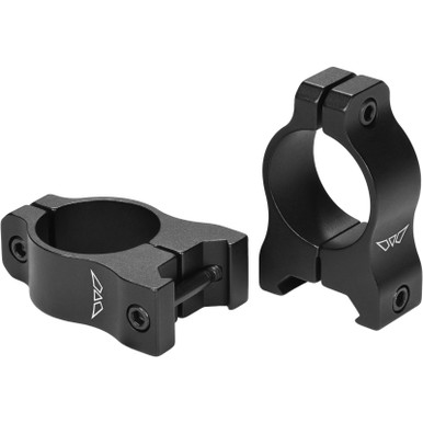 Warne Vapor 1" Picatinny-Style Aluminum Rings Matte Low