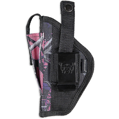 Bulldog Hip Holster, Retention Strap Muddy Girl Pink AMBI FSN-20MDG
