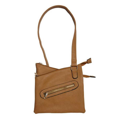 Bulldog Cross Body Concealed Carry Purse 9.5"x9.5"x1.5" AMBI BDP-032