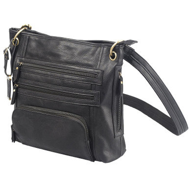 Bulldog Cross Body Concealed Carry Purse 14”x12”x3" AMBI BDP-038