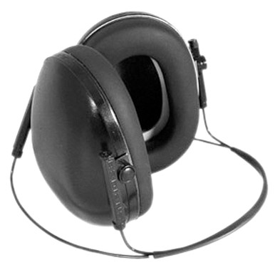 Radians Lowset BTH Earmuff 19dB NRR Black, LS0101CS