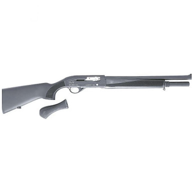 BLACK ACES TACTICAL PRO SERIES SMAX 12GA 18.5" SEMI-AUTO SHOTGUN, BLACK WALNUT