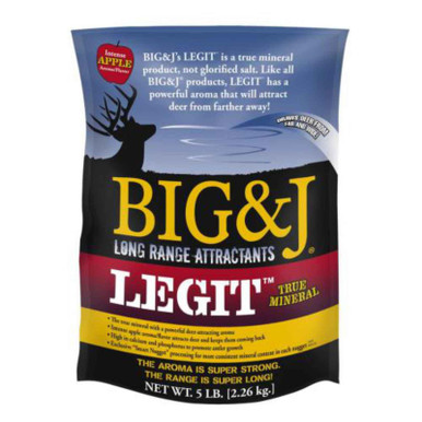 Big &J BB2-LG5CS Attractants Legit True Mineral Apple Flavor 5lb