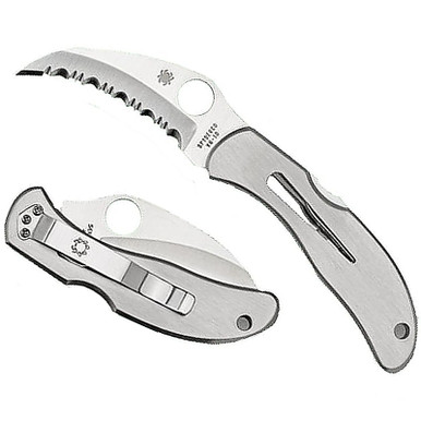 Spyderco C08S Harpy 2.75" G-10 Hawkbill Blade Stainless Steel/Spyderedge
