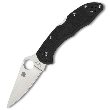 Spyderco C11FPBK Delica 4 Lightweight Folding Knife Black FRN Handle