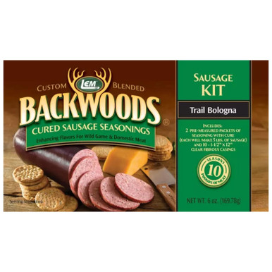 LEM Backwoods Cured Sausage Trail Bologna Sausage Kit