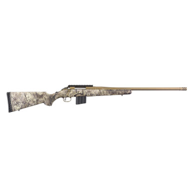 Ruger American .350 Legend, 22" Barrel, Go Wild Camo Stock, Bronze, 5 Rd