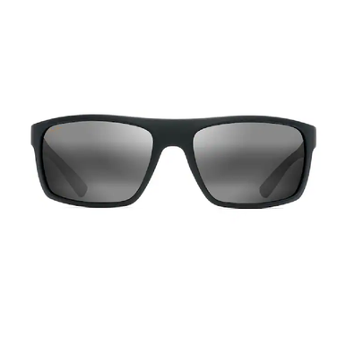 Maui Jim Byron Bay Polarized Sunglasses – Matte Black Rubber Frame/Neutral Grey