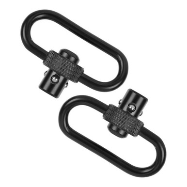 Allen Company Push Button QD Steel Gun Swivel 1.25in - Black