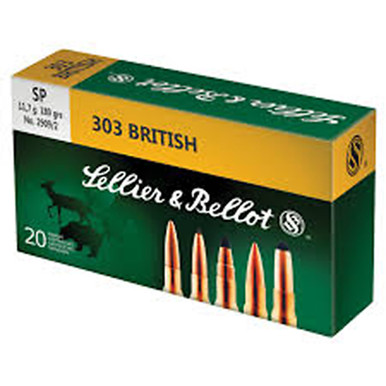 Sellier & Bellot 303 British 180GR FMJ Box of 20