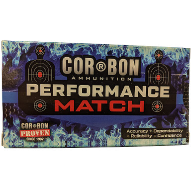 Cor-Bon Performance Match .223 Remington 55GR FMJ 20 Rounds