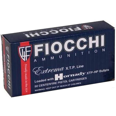 Fiocchi Extrema XTP Line 9mm Luger Ammunition 25 Rounds 147 Grain XTP JHP Projectile 950 fps