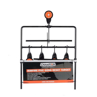 Champion Rimfire Five Bull Auto Reset Steel Target