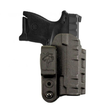 DeSantis Gunhide Slim-Tuk Ambidextrous Hand S&W M&P Shield 9mm/.40 Inside-The-Waistband Holster, Plain Black