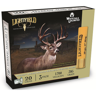 Lightfield Magnum Hybred EXP 20 GA 3" 7/8 oz Sabot Slug 5 Rounds