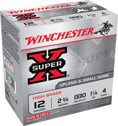 Winchester Super-X High Brass 20 Gauge 2.75" 1 oz #8 Shot – 25 Rounds