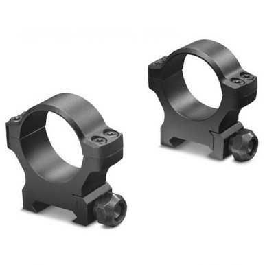 Leupold BackCountry 30mm Medium 7075 T6 Aluminum 2-Piece Cross-Slot Ring, Matte Black