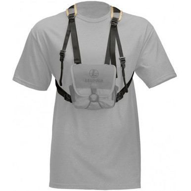 Leupold GO Afield XF Binocular Harness, 600 Denier Nylon Gray/Tan