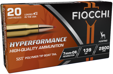 Fiocchi Hyperformance 7mm-08 Remington 139 Grain SST, 20 Rounds