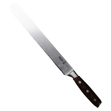 Messermeister Avanta Pakkawood Scalloped Slicer - 10"