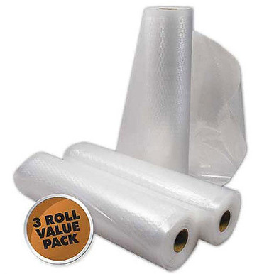 Weston Vacuum Bag Rolls - 8 in x 22 ft (3 count)
