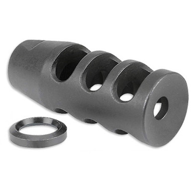 Midwest Industries Muzzle Brake 5.56mm 1/2"-28 Thread Steel Black