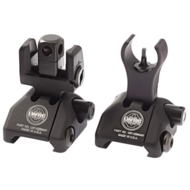 LWRC Skirmish Flip-Up Sight Set AR-15 Aluminum Black